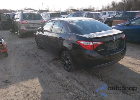 2015 Toyota Corolla S Plus from USA, damaged, VIN 2T1BURHE9FC478188